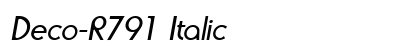 Deco-R791 Italic preview
