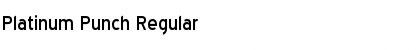 Download Platinum Punch Font Download Platinum Punch Font