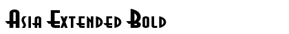 Asia Extended Bold preview
