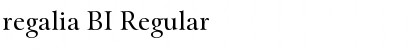 Download regalia BI Font Download regalia BI Font