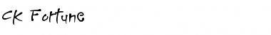 Download CK Fortune Font Download CK Fortune Font
