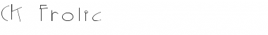 Download CK Frolic Font Download CK Frolic Font