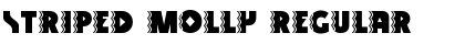 Striped Molly Regular Font