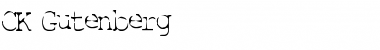 Download CK Gutenberg Font Download CK Gutenberg Font