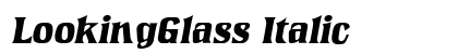 LookingGlass Italic Preview