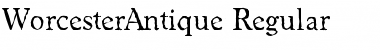 WorcesterAntique Regular Font