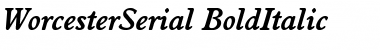 WorcesterSerial  Font