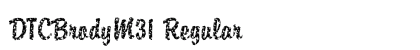 DTCBrodyM31 Regular preview