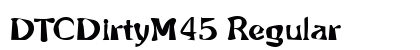 DTCDirtyM45 Regular preview