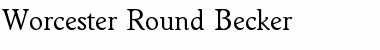 Download Worcester Round Becker Font