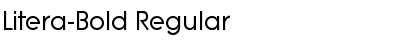 Litera-Bold Regular Font