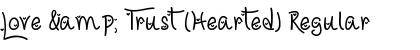 Download Love & Trust (Hearted) Font