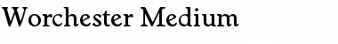 Worchester-Medium Regular Font