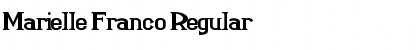 Marielle Franco Regular Font