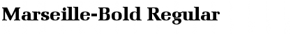 Marseille-Bold Regular Font