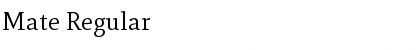 Download Mate Font