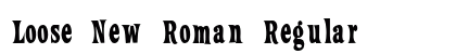Loose New Roman Regular preview