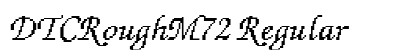 DTCRoughM72 Regular preview