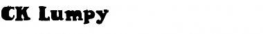 Download CK Lumpy Font Download CK Lumpy Font