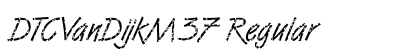DTCVanDijkM37 Regular preview