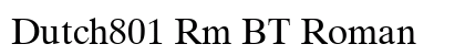 Dutch801 Rm BT Roman preview