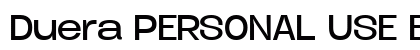 Duera PERSONAL USE Expanded Light Preview