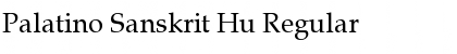 Download Palatino Sanskrit Hu Font