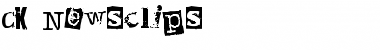 Download CK Newsclips Font Download CK Newsclips Font