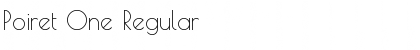 Download Poiret One Font