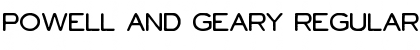 Download Powell and Geary Font