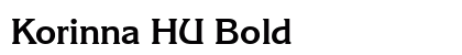 Korinna HU Bold preview