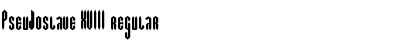Download Pseudoslave XVIII Font