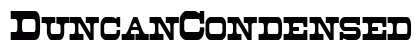 DuncanCondensed Regular preview