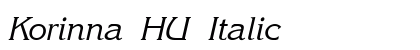 Korinna HU Italic Preview