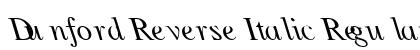 Dunford Reverse Italic Regular preview