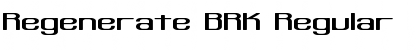 Download Regenerate BRK Font