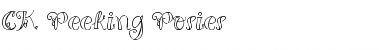 Download CK Peeking Posies Font Download CK Peeking Posies Font