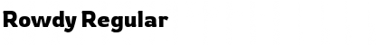 Download Rowdy Font