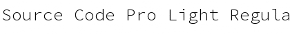 Download Source Code Pro Light Font