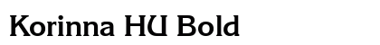 Korinna HU Bold preview