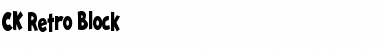 Download CK Retro Block Font Download CK Retro Block Font