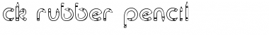 Download CK Rubber Pencil Font Download CK Rubber Pencil Font