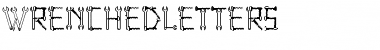 WrenchedLetters Regular Font