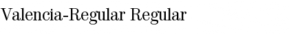 Download Valencia-Regular Font