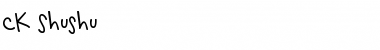 Download CK Shushu Font Download CK Shushu Font