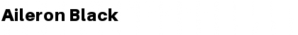 Download Aileron Black Font