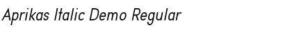 Download Aprikas Italic Demo Font Download Aprikas Italic Demo Font