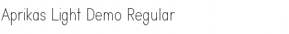 Download Aprikas Light Demo Font Download Aprikas Light Demo Font