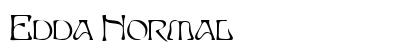 Edda Normal Font