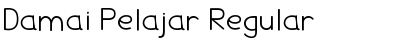 Damai Pelajar Regular Font